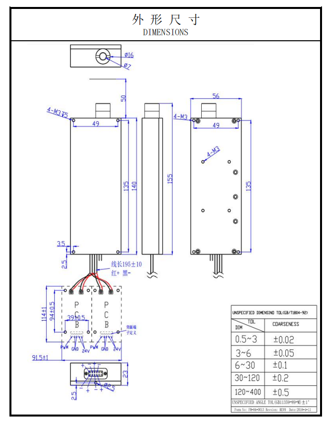 435nm 80W Laser Module 435 нм 80 Вт лазерный модуль