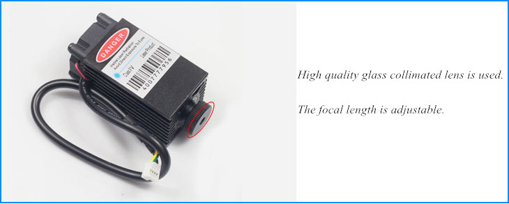 1,6 Вт синий лазерный модуль