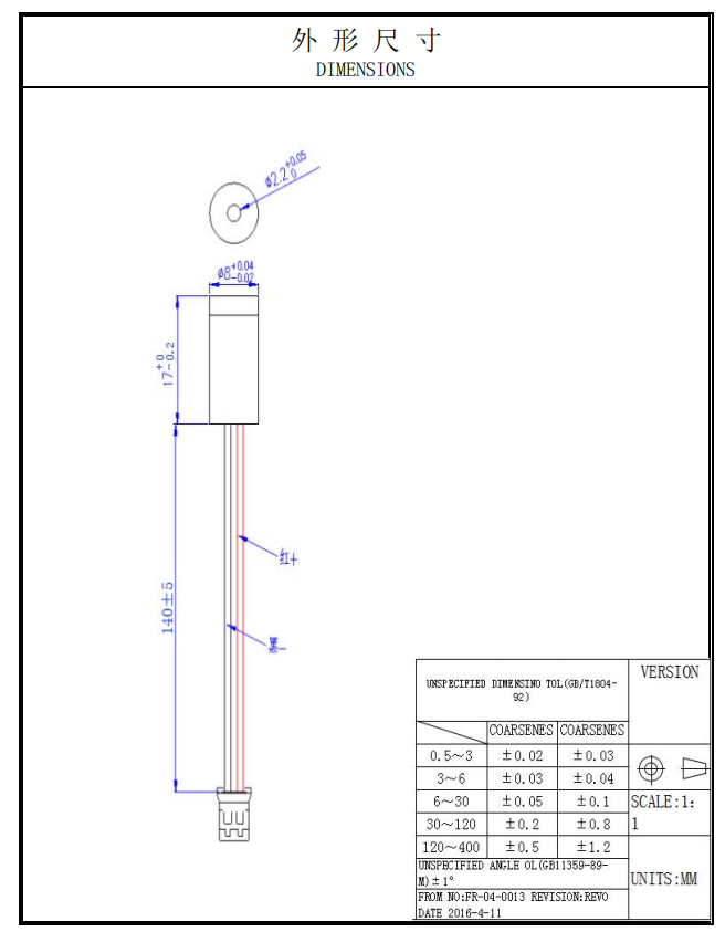 1 МВт красный лазерный модуль
