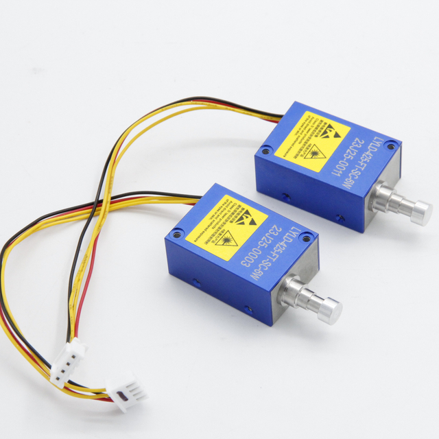 UV 405NM 4W -пространственно связанный с волоконно -оптоволоконным модулем для воздействия печатной платы