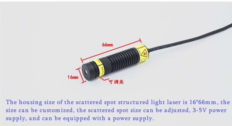 Структурированный световой модуль спекл