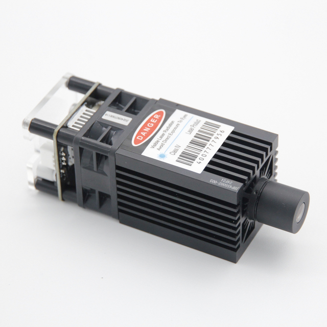 Мощный лазер Powell Line 450NM 5W Line Laser Laser модуль для 3D -проверки