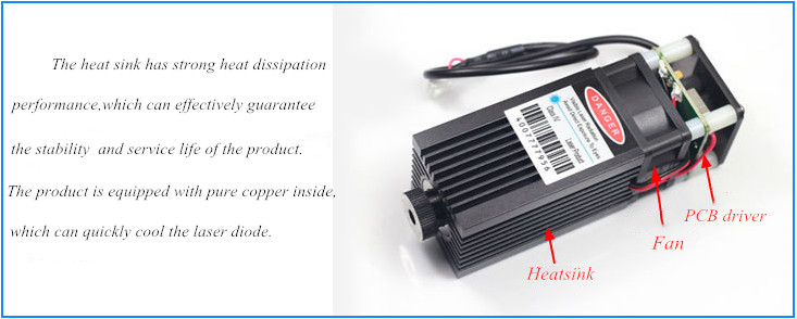 450NM 5W Лазерный модуль 